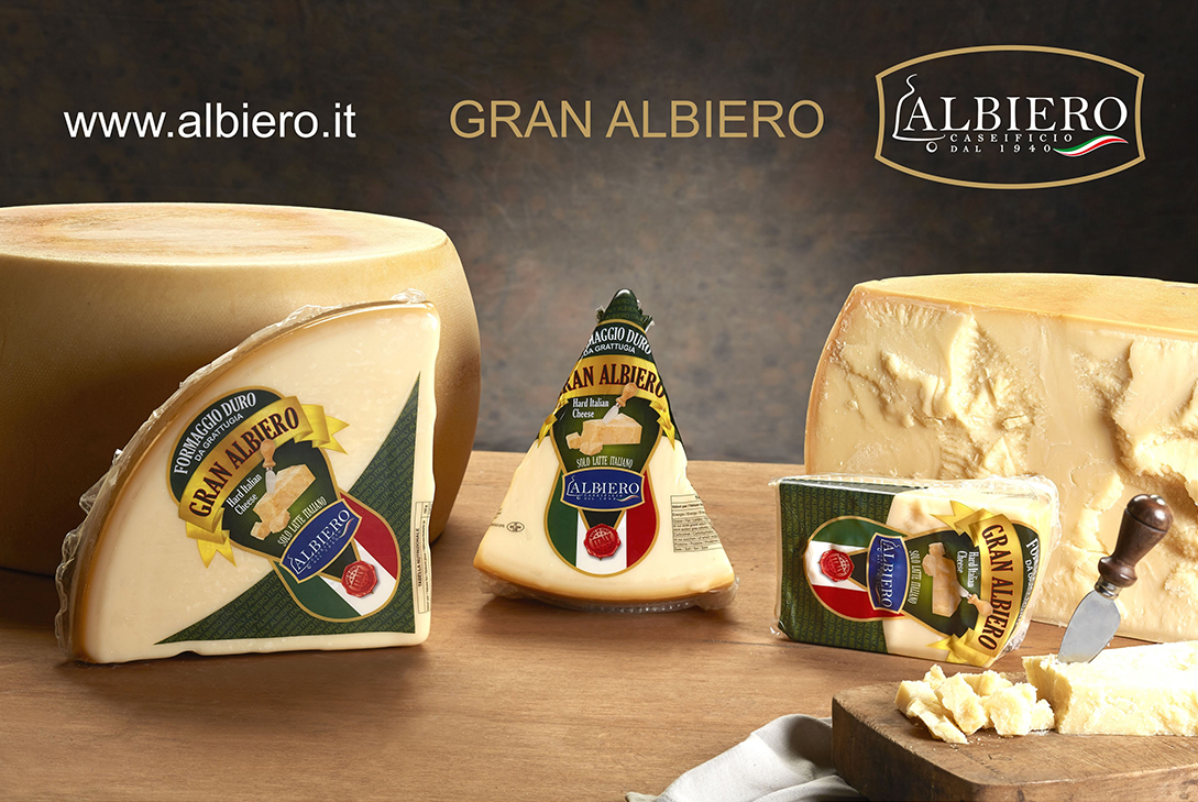 caseificio albiero formaggio duro italiano